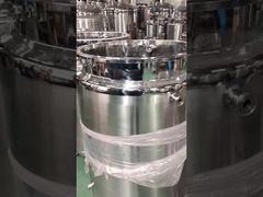 200L/250L/300L SS316l সফটজেল ক্যাপসুল উৎপাদনের জন্য জেল হোল্ডিং ট্যাংক